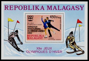 Malagasy C163 MNH Winter Olympics, Figure Skating, o/p