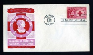 # 967 First Day Cover Unaddressed Cachet Craft cachet - 9-7-1948