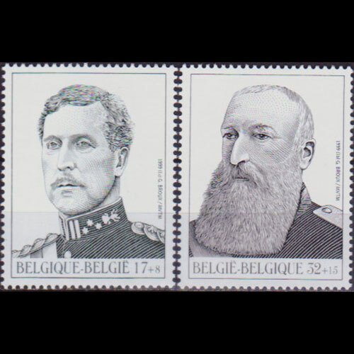 BELGIUM 1999 - Scott# B1146-7 Kings Set of 2 NH