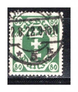 Danzig - Scott # 82, postally used