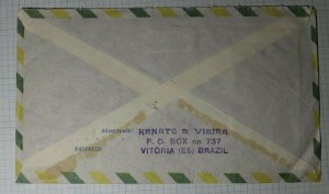 Brazil Airmail Cover USA 1962 Used Sc# C106 921 901 937