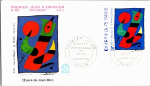 France, Worldwide First Day Cover, Art, Stamp Collecting