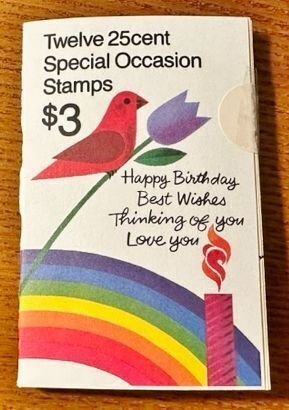 US # bk165 Complete Booklet  Special Occasion 12 25c stamps Mint NH