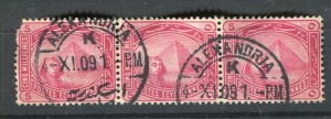 EGYPT; 1900s early fine used Postmark Piece