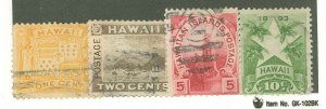 Hawaii #74-77  Single