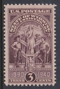 897 Wyoming Statehood MNH