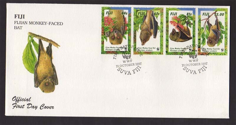 Fiji 1997 Sc 797-800 FDC