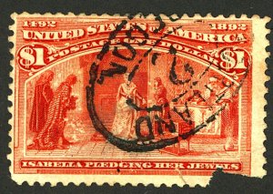 U.S. #241 USED LARGE THINS