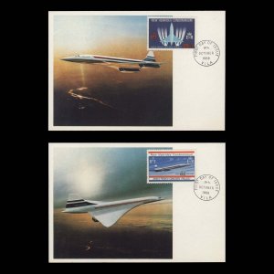 New Hebrides 1968 (FDC) Anglo-French Concorde Project, VILA ...