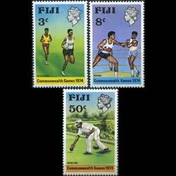 FIJI 1974 - Scott# 341-3 BC Games Set of 3 LH