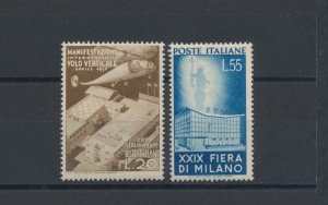 1951 Italy - Republic, Fiera di Milano, 2 values, n . 657/58, MNH **