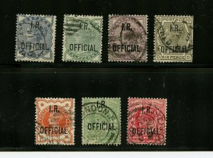 Great Britain #O2//O20 (GR456) O/P I.R. Officials Inland, U, FVF, CV$235.75