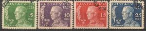 Sweden  #B32-4, B36 F-VF Used CV $19.75 (D27)  