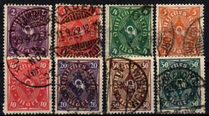 Germany #177-84 F-VF Used CV $14.75