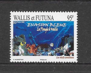 WALLIS & FUTUNA #648 MARINE LIFE MNH