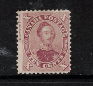 Canada #17vii Very Fine Mint With ABN Imprint At Left Unused (No Gum)