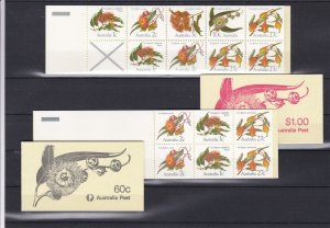 Australia 2x60c  2x1.00 Mint Never Hinged Stamps Booklets Ref 24572