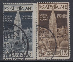 Italy Regno - Sassone n. 97-98 used (n.98 fine centered)