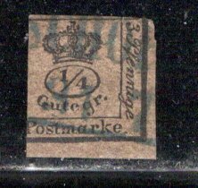German States Brunswick Scott # 12, used