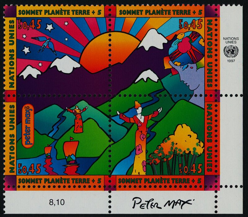 United Nations - Geneva 305a BR Block MNH Earth Summit, Art 