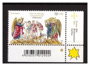 GERMANY 2016 Christmas 1v MNH