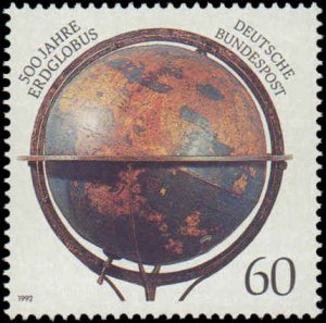 Germany #1759, Complete Set, 1992, Maps, Never Hinged