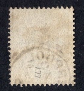 Great Britain  #103  1883  used Victoria 4d dull green