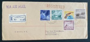 1967 Nauru Island Registered Cover To Düsseldorf Germany