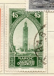 French Morocco 1923 Early Issue Fine Used 45c. NW-192889