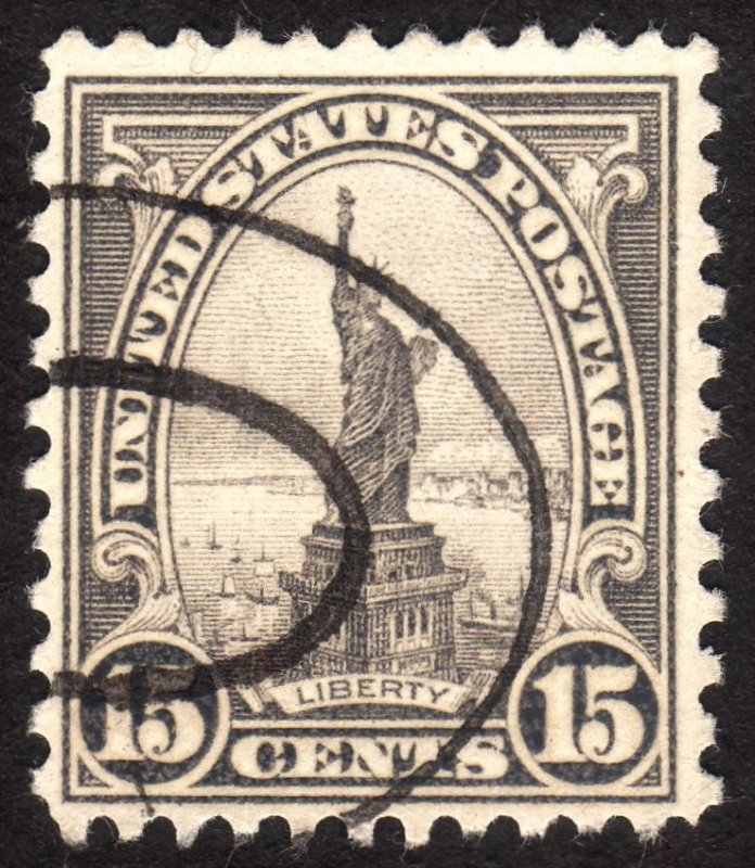 1931, US 15c, Liberty, Used, Sc 696