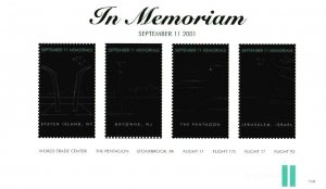 Nevis - 2011 - September 11th 10th Memorial Anniversary - Sheet of Four  - MNH