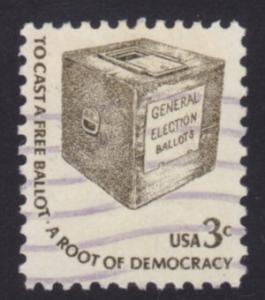 1584,used 3c Ballot Box