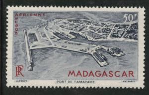 Madagascar Malagasy Scott C51 MH*  1946 airmail