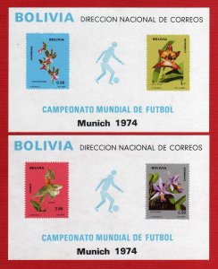 1974 - Bolivia - Munich 74 - Sc. 560a-560b - MNH - VC 100 € - BO-092 - 02