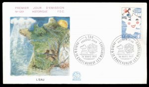 France 1981 Water FDC