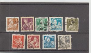 People's Republic of China  Scott#  273-281  Used  ((1955-6)