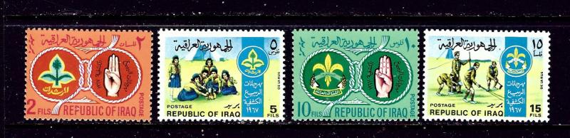 Iraq 457-60 MNH 1967 Scouting