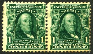 U.S. #300 MINT PAIR NG