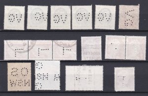 Australia  Perfin Stamp mixture.