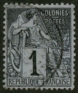 French Colonies 46 Used