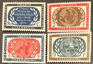 Luxembourg Scott#306-9 MNH UN 10th Anniversary