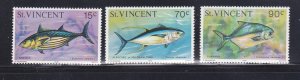 St Vincent 472-474 Set MNH Fish (B)