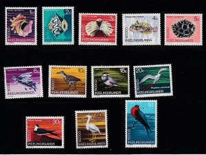 Cocos Islands # 8-19, Definitive Pictorial Issues, Mint NH, 1/2 Cat.