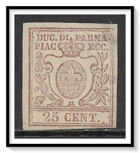 Parma #10 Crown & Fleur-de-lis Used Thin