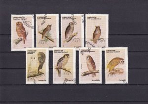 SA23g Scotland, Eynhallow 1974 Birds, used Cinderella stamps