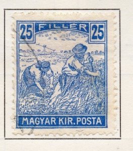 Hungary 1916-18 Early Issue Fine Used 25f. 141192