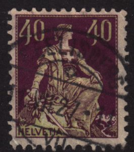 Switzerland 136 Helvetia 1908