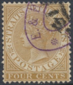 Straits Settlements    SC# 44   Used    see details & scans