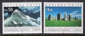 UN Geneva 211-212 MNH VF