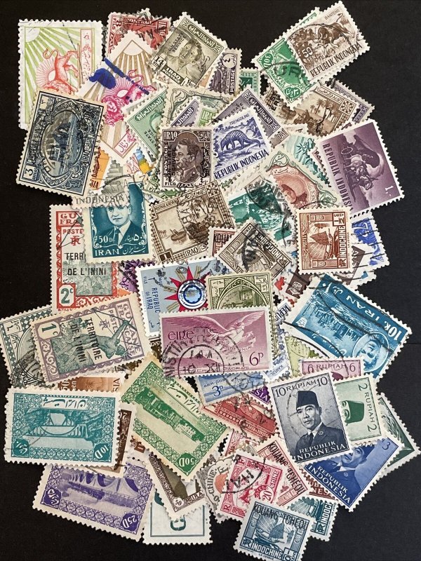 500 mint/used All Different Worldwide Stamps ('I' Countries) SCV $125+